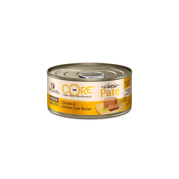 Wellness CORE+ Grain-Free Indoor Formula Wet Cat Food [Weight : 5.5 oz]
