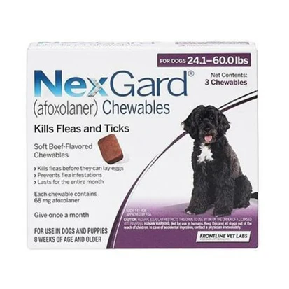 Nexgard Chewable Flavor - Fleas, and Ticks Prevention for Dogs 3's
