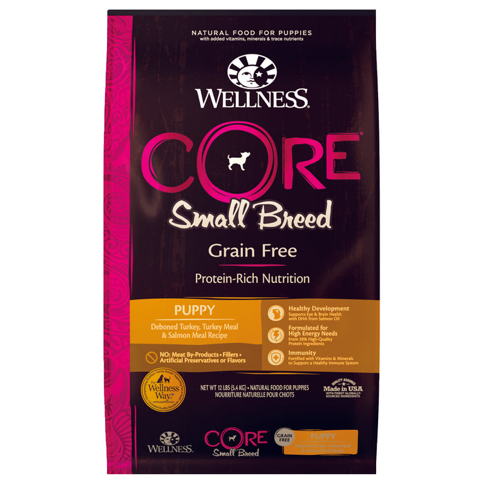 Wellness CORE Small Breed Puppy Dry Dog Food [Weight: 12 lb]