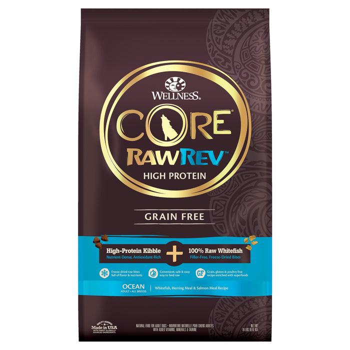 Wellness CORE+ Ocean Dry Dog Food [Weight : 18 lb]