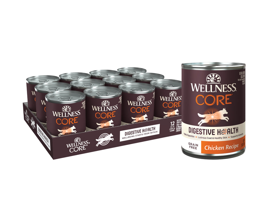 Wellness CORE Digestive Health Pate Chicken Wet Dog Food [Weight : 13 oz]
