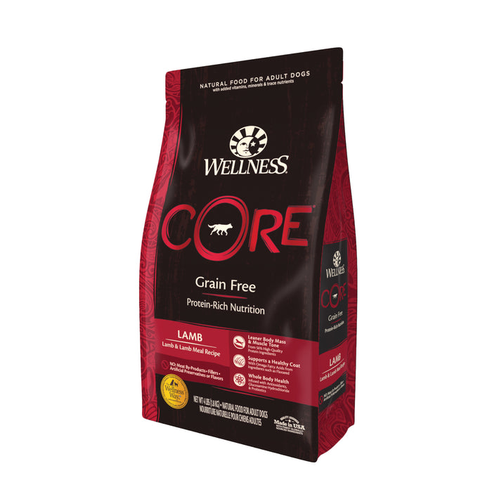 Wellness CORE Lamb Dry Dog Food [Weight: 4 lb]