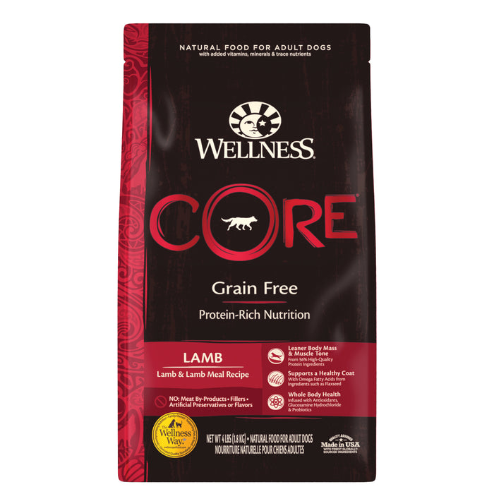 Wellness CORE Lamb Dry Dog Food [Weight: 4 lb]
