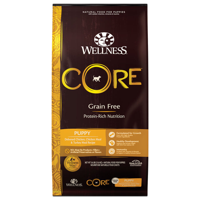 Wellness CORE Puppy Dry Dog Food [Weight: 26 lb]