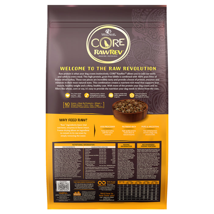 Wellness CORE RawRev Puppy Dry Dog Food [Weight: 10 lb]