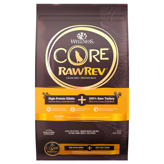 Wellness CORE RawRev Puppy Dry Dog Food [Weight: 10 lb]
