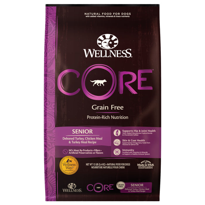 Wellness CORE Senior Dog Food [Weight: 12 lb]
