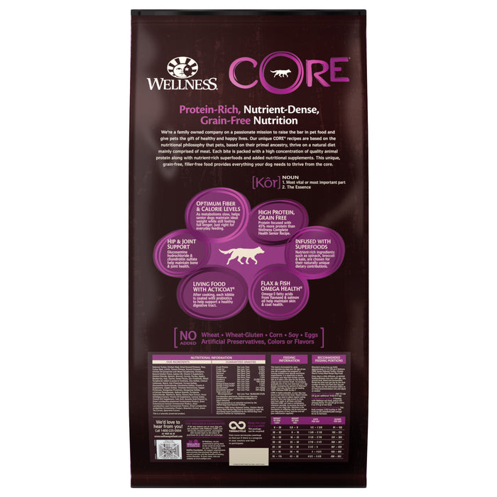 Wellness CORE Senior Dog Food [Weight: 24 lb]