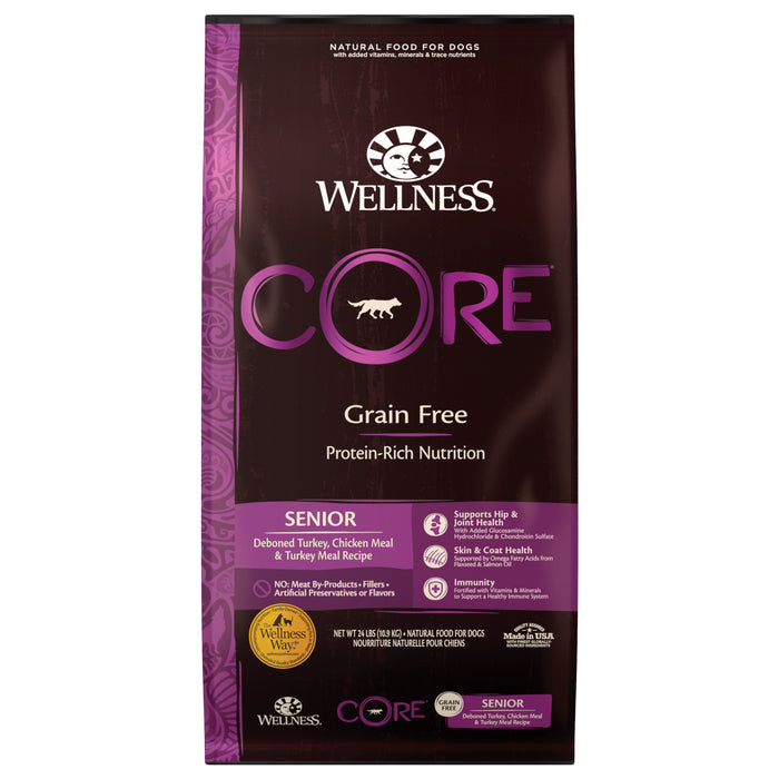 Wellness CORE Senior Dog Food [Weight: 24 lb]