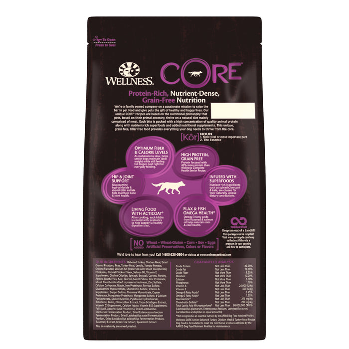 Wellness CORE Senior Dog Food [Weight: 4 lb]