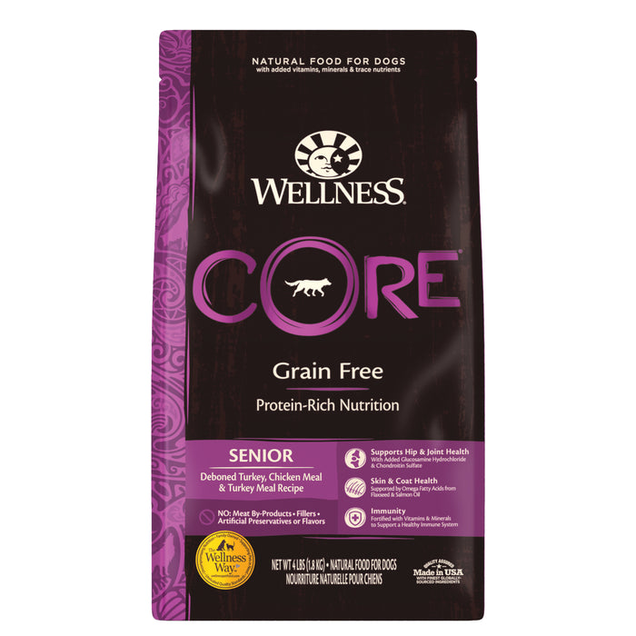 Wellness CORE Senior Dog Food [Weight: 4 lb]