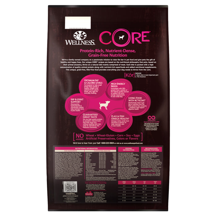 Wellness CORE Small Breed (Original) Dog Food [Weight: 12 lb]