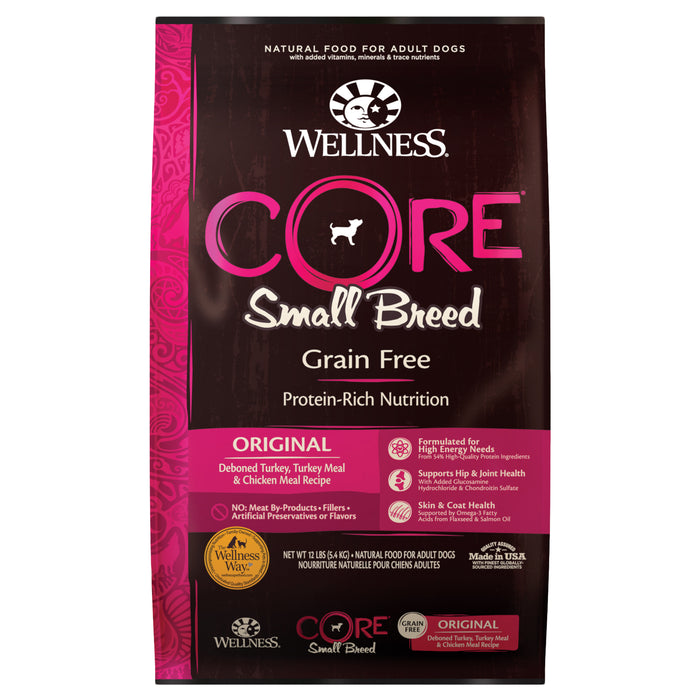 Wellness CORE Small Breed (Original) Dog Food [Weight: 12 lb]