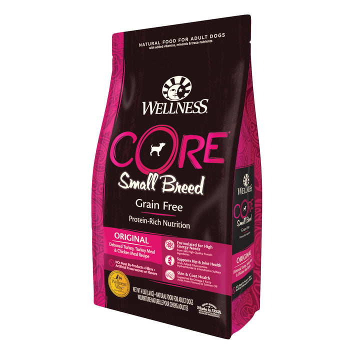 Wellness CORE Small Breed (Original) Dog Food [Weight: 4 lb]