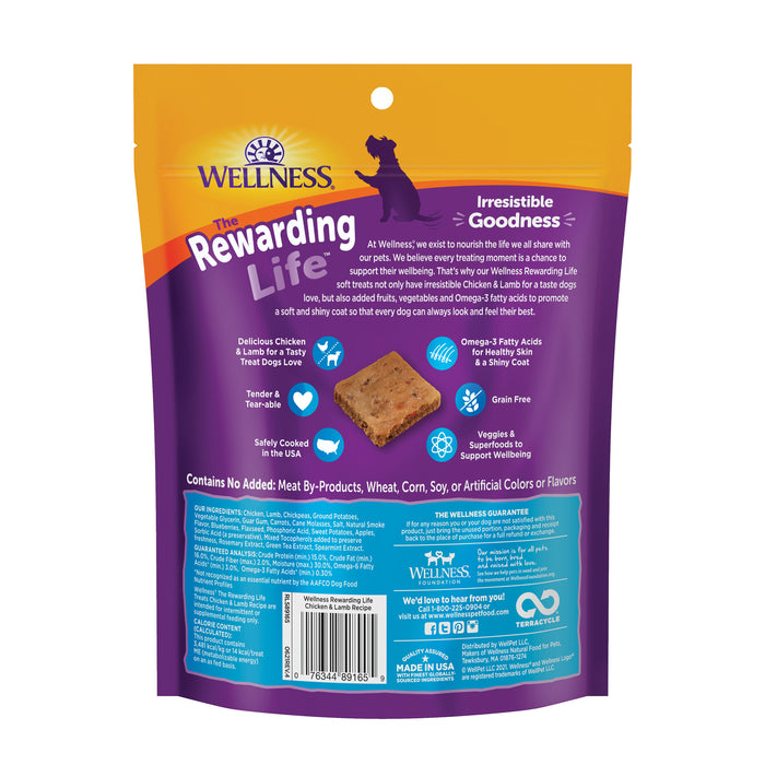 Wellness Rewarding Life Chicken & Venison Recipe Dog Treats [Weight: 6 oz]