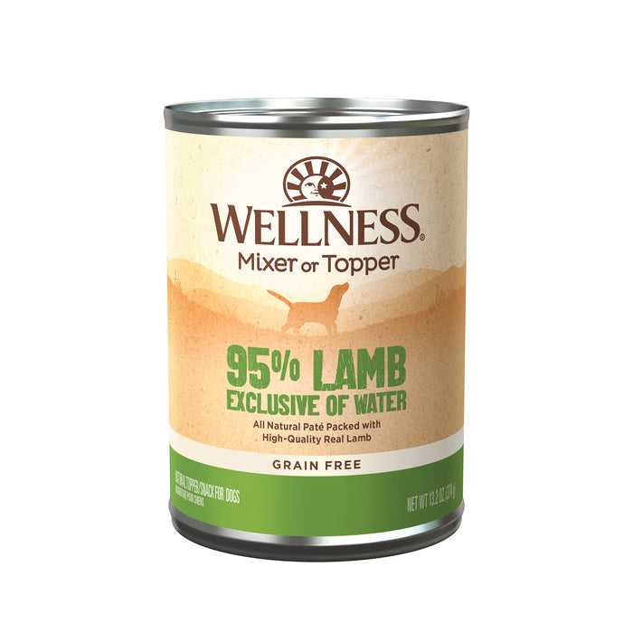 Wellness 95% Lamb Recipe Wet Dog Food [Weight: 13.2 oz]