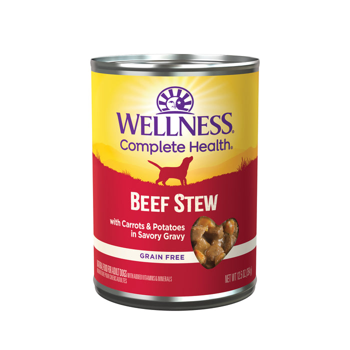 Wellness Stew Beef with Carrots & Potatoes Wet Dog Food [Weight: 12.5 oz]