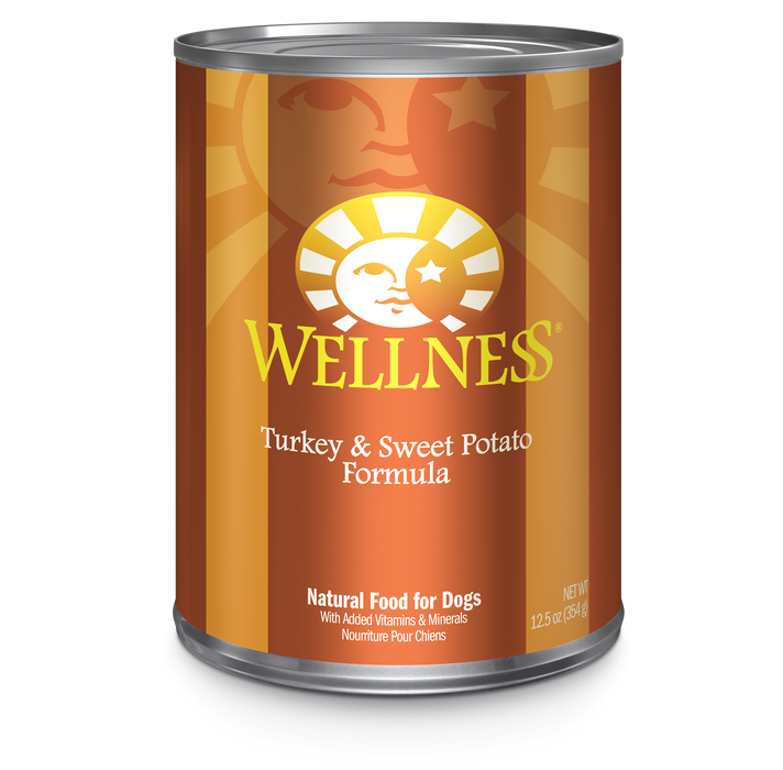 Wellness Complete Health Turkey & Sweet Potato Wet Dog Food [Weight: 12.5 oz]