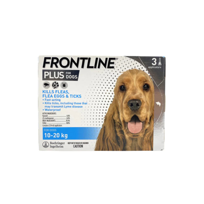 Frontline Plus - Fleas and Ticks Prevention for Dogs 6 Pips