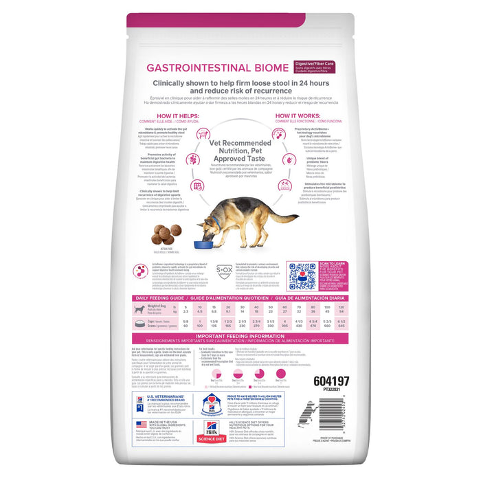 Hill's Prescription Diet - Gastrointestinal Biome Dry Dog Food